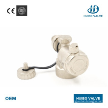 Manifold Accessories Brass Air Vent Valve with Surface Nickel Plated